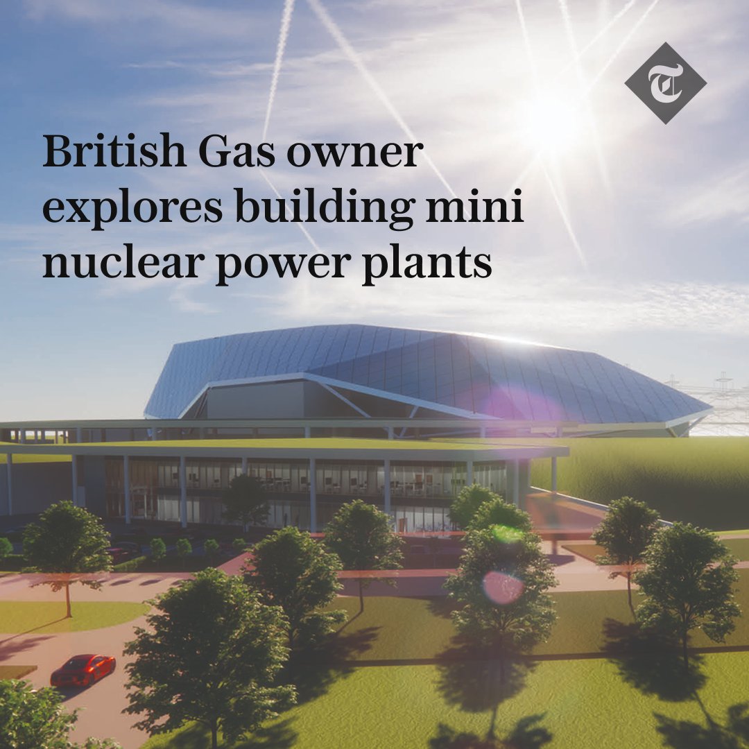 TeleBusiness's tweet image. ☢️ The owner of British Gas is considering investing in mini nuclear power plants in the UK as it seeks to cash in on burgeoning demand for the technology.
Read more here ⬇️
telegraph.co.uk/business/2025/…