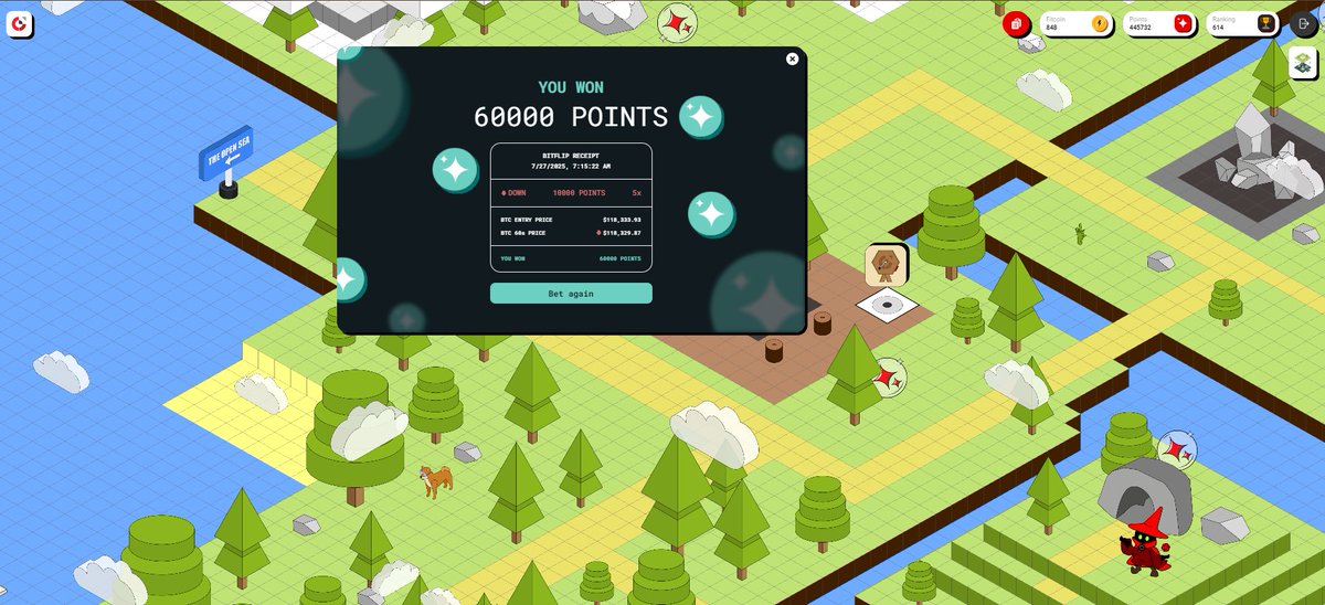 Bdigital17's tweet image. Gm Web3
So I hit 60k points using the bitflip on the @anoma testnet, feels good to be back to top 300, also won multiple 10k on the garapon wheel spin
Let's keep preaching the gospel of Intent, stay bullish on Anoma