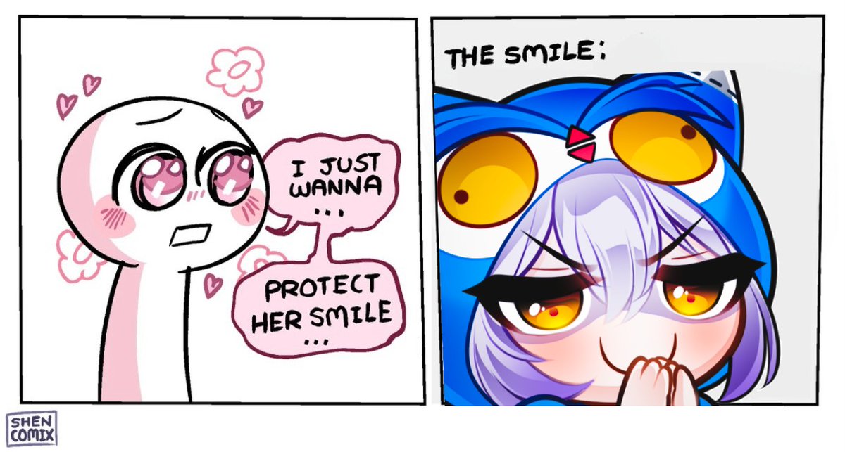 AngryowlCat's tweet image. Would you protect my smile?