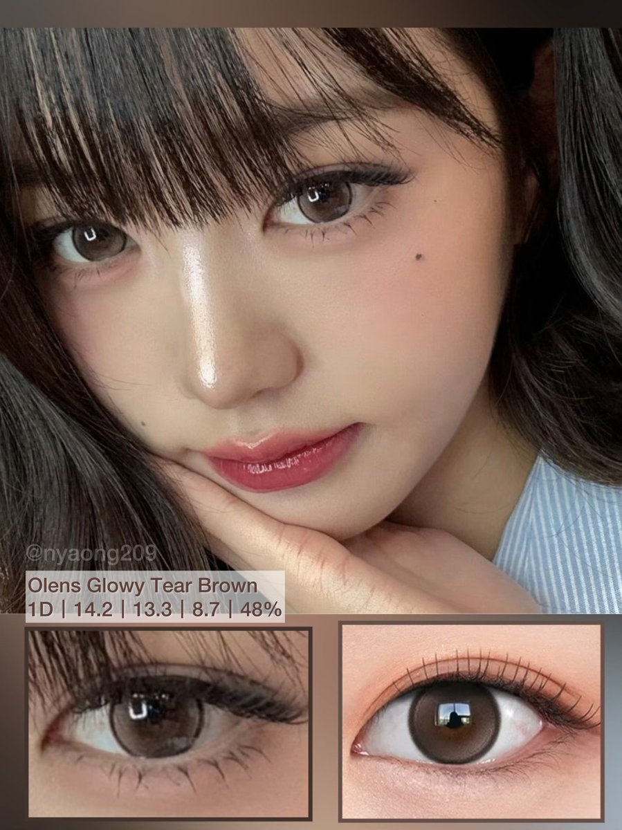 nyaong209's tweet image. ✨250726 장원영 렌즈 정보
👀olens glowy gray brown

체감직경은 13.6 있을걸..?