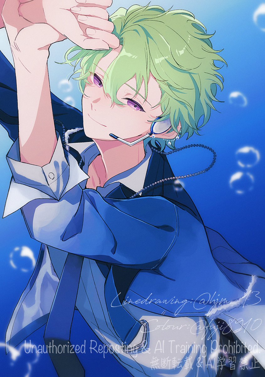 fuji8910's tweet image. はじめさん(@hjm_13)のおひ〜ずっと塗りたくて…ようやく色塗れました!めちゃめちゃ楽しかったです😭💚
#はじ絵ぬりえ広場