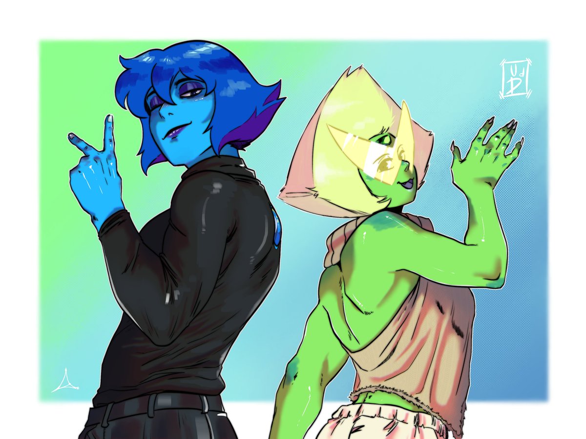 Lazaxusthealien's tweet image. They look cool
#StevenUniverse #lapidot