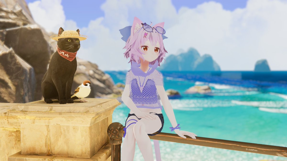 POP_PhotoCat's tweet image. ロボットとネコさんたちがのんびり暮らす南国の島を散策ヽ(^o^)丿
Paradisa