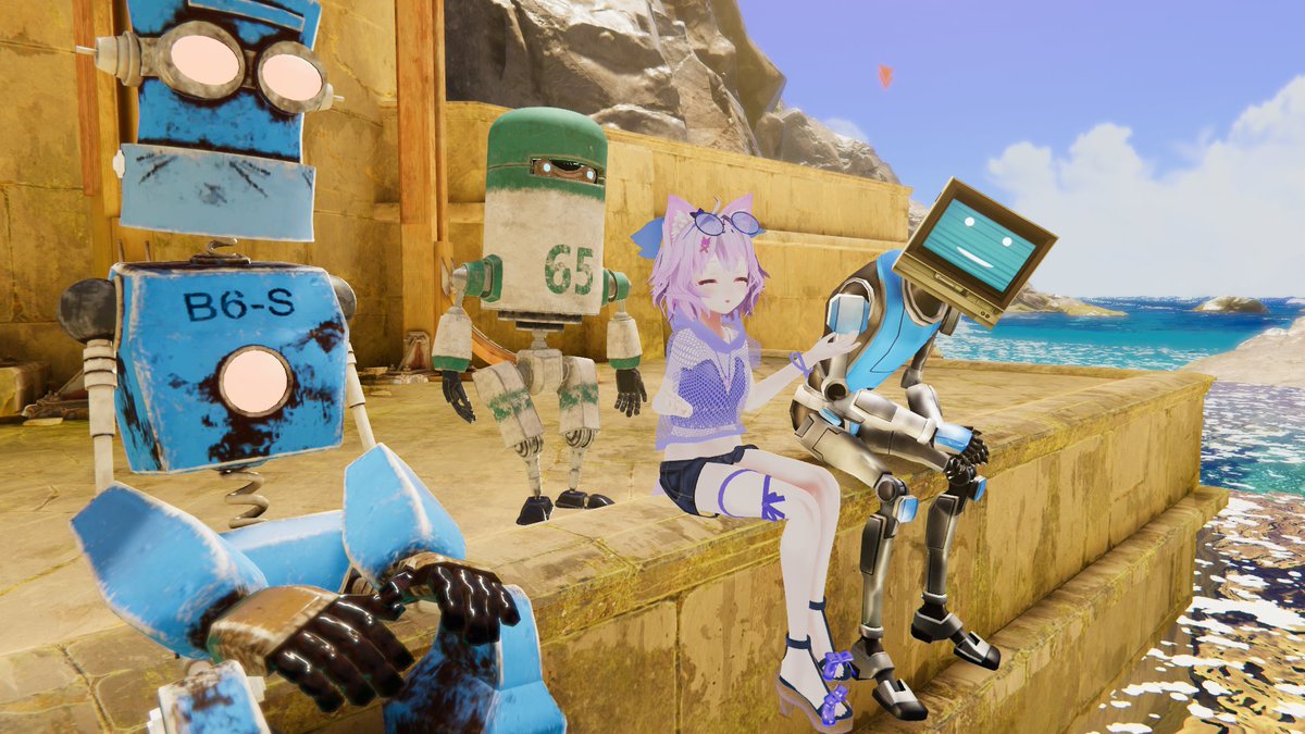 POP_PhotoCat's tweet image. ロボットとネコさんたちがのんびり暮らす南国の島を散策ヽ(^o^)丿
Paradisa