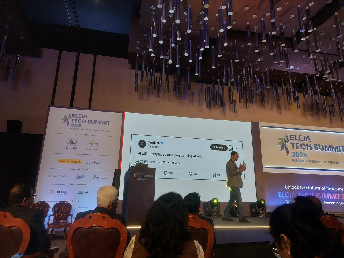 ByteMasterYash's tweet photo. π Fantastic day at #ELCIATechSummit! Incredible insights on IoT, sustainable tech & digital transformation. Thanks @ELCIA_IN for bringing industry leaders together! π‘ #innovationstation #Electronics #Bengaluru https://t.co/8PfTzGwAHV