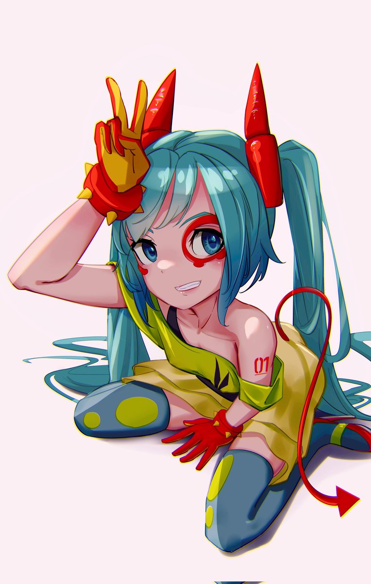 peanut8688's tweet photo. 初音ミクの「Satisfaction」画了 https://t.co/q1hEcsqPqe