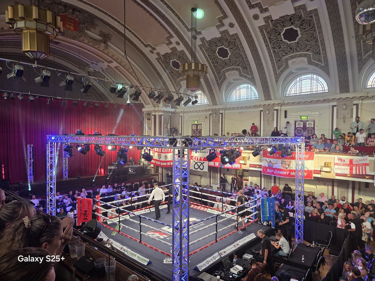 scottscfc's tweet image. Boxing At King&apos;s Hall Stoke