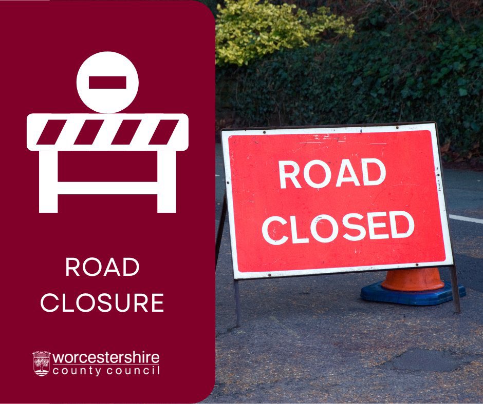Emergency Road Closure: A38 Worcester Road between The Swan (Martin Hussingtree) &amp; Copcut Elm (Droitwich) following RTC (road traffic collision)