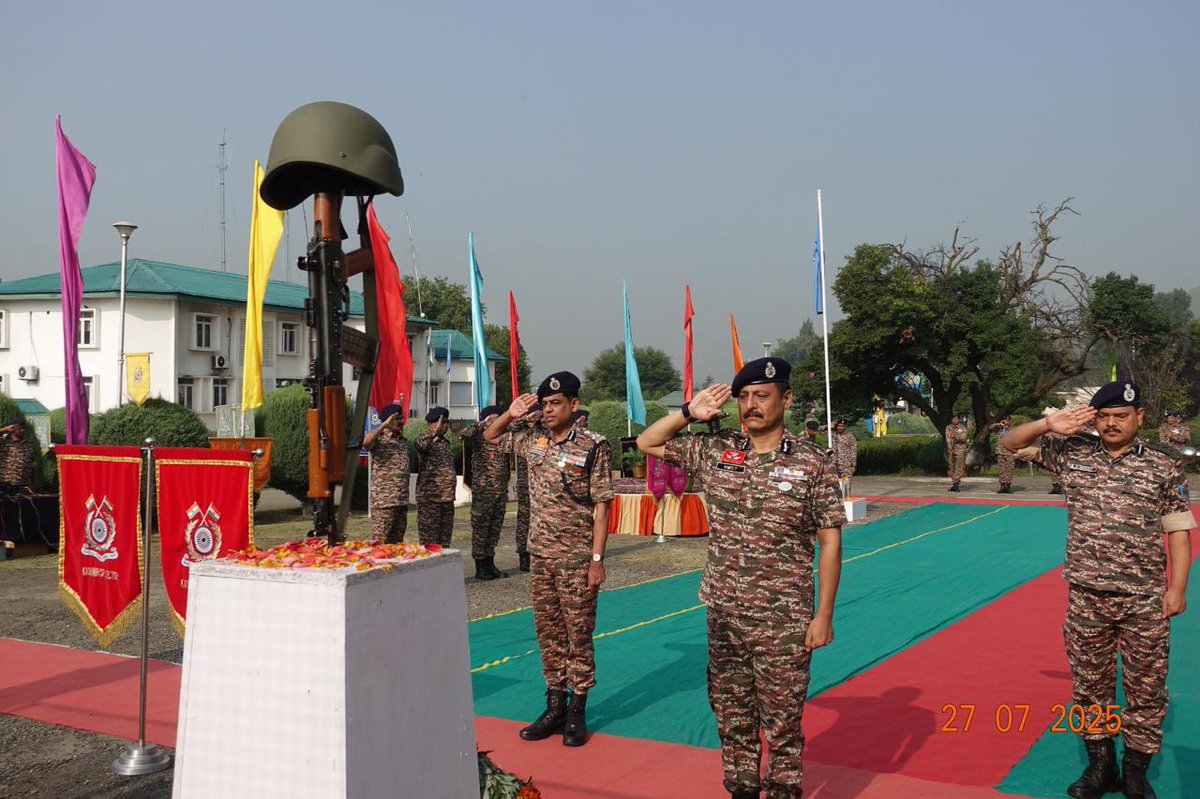 On the occasion of our 87th Raising Day, we salute the unwavering courage, dedication &amp; sacrifice of CRPF personnel.
Serving the nation with pride, commitment &amp; valour since 1939. 🇮🇳🇮🇳
<a href="/crpfindia/">🇮🇳CRPF🇮🇳</a>
#87thCRPFRaisingDay #CRPF #ServiceAndLoyalty