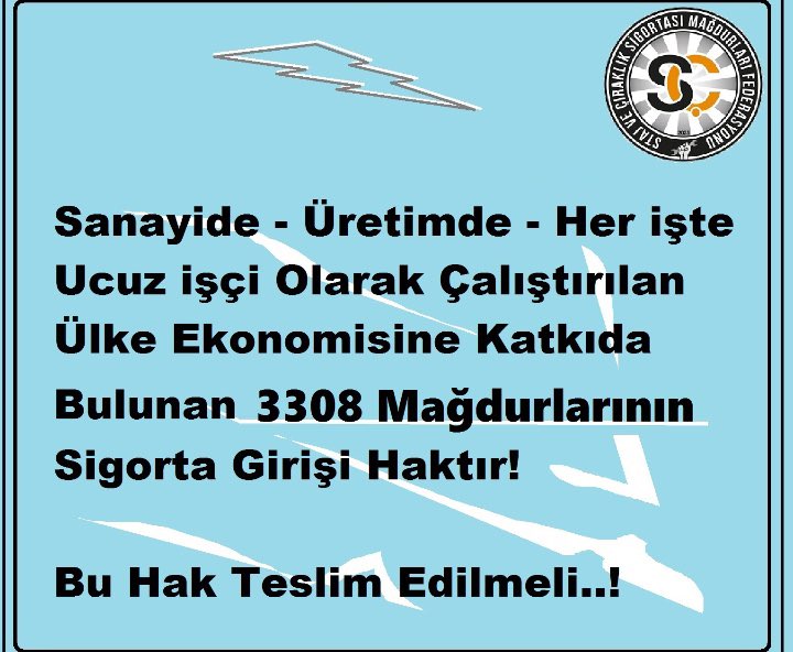 Sen beni mecburi STAJ ismi altında fiili çalışmaya başlatıyorsun.Bana sigorta numarası veriyorsun ve bu numara üzerinden sigortam yatıyor ama ilginç olanı verdiğin tarihi kendin saymıyorsun
ANLATABİLDİK Mi⁉️
<a href="/eczozgurozel/">Özgür Özel</a>
<a href="/herkesicinCHP/">CHP 🇹🇷</a>
Artık Yeter
#StajÇıraklıkSgkBaşlangıcıOlsun