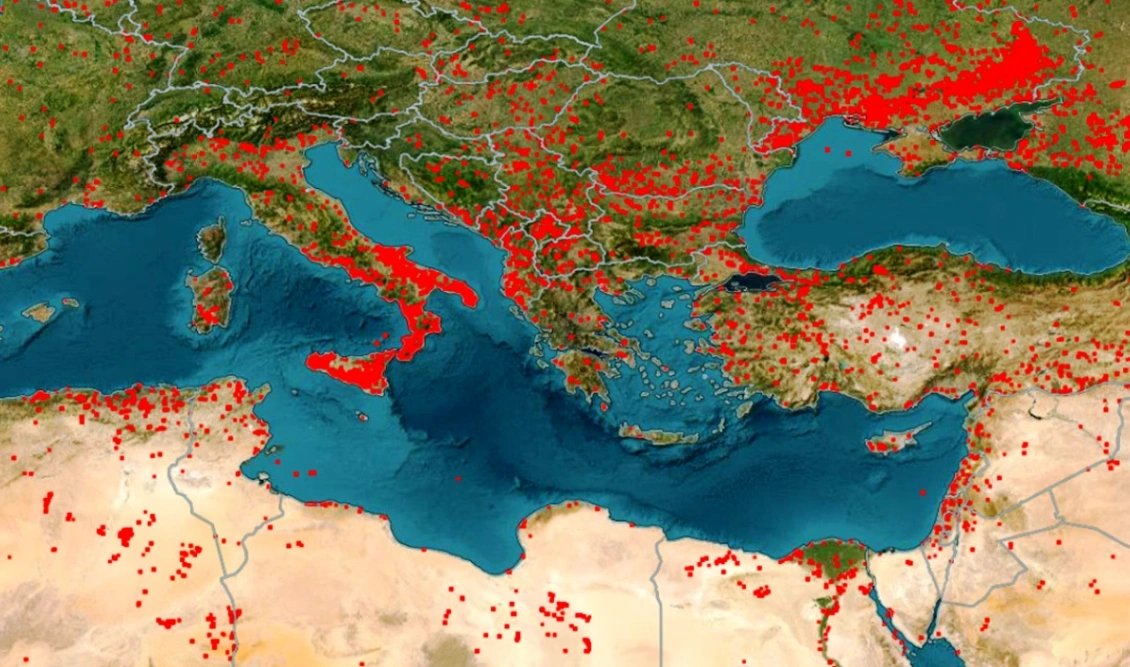 bruidsjonker_1's tweet image. Η Μεσόγειος καίγεται
