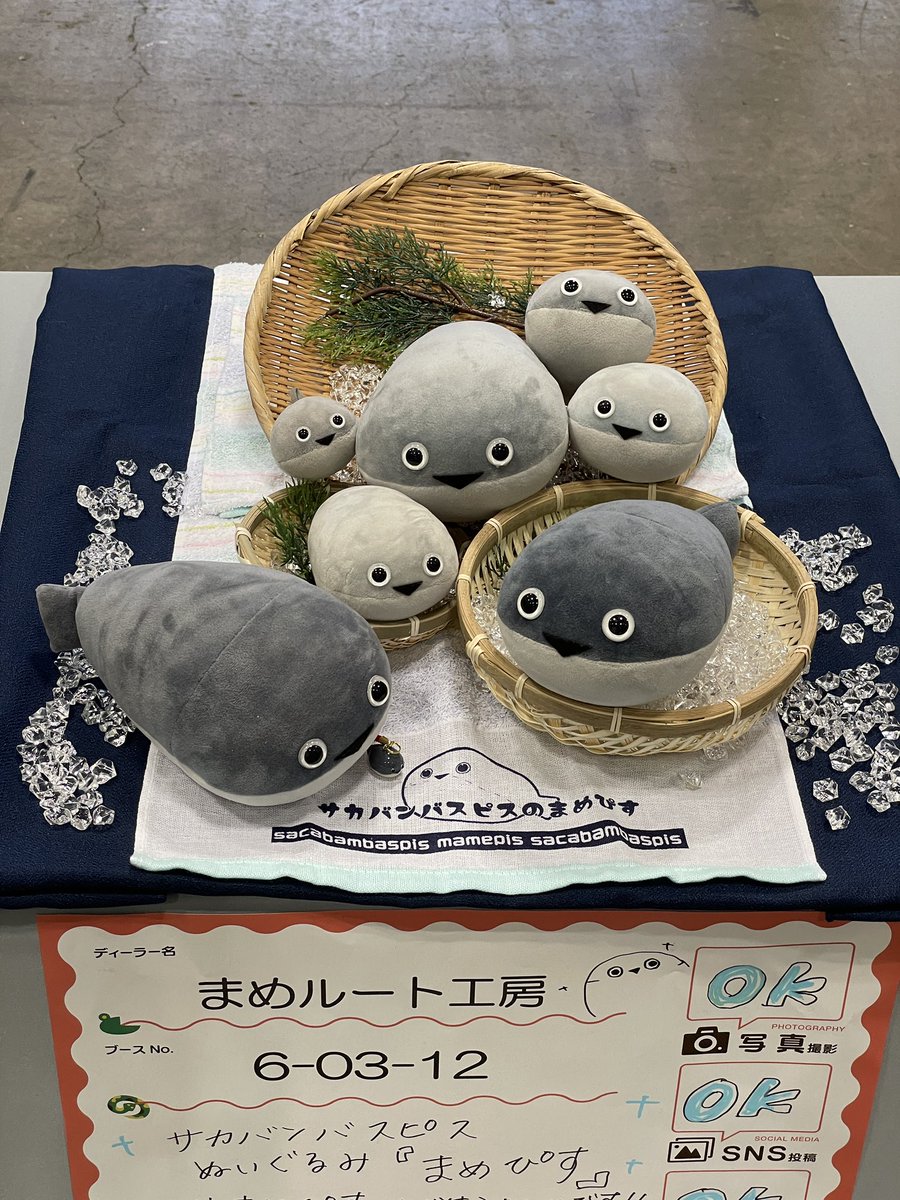 atmsphrca's tweet image. サカバンバスピスぬいぐるみかわいい　#ワンフェス2025s