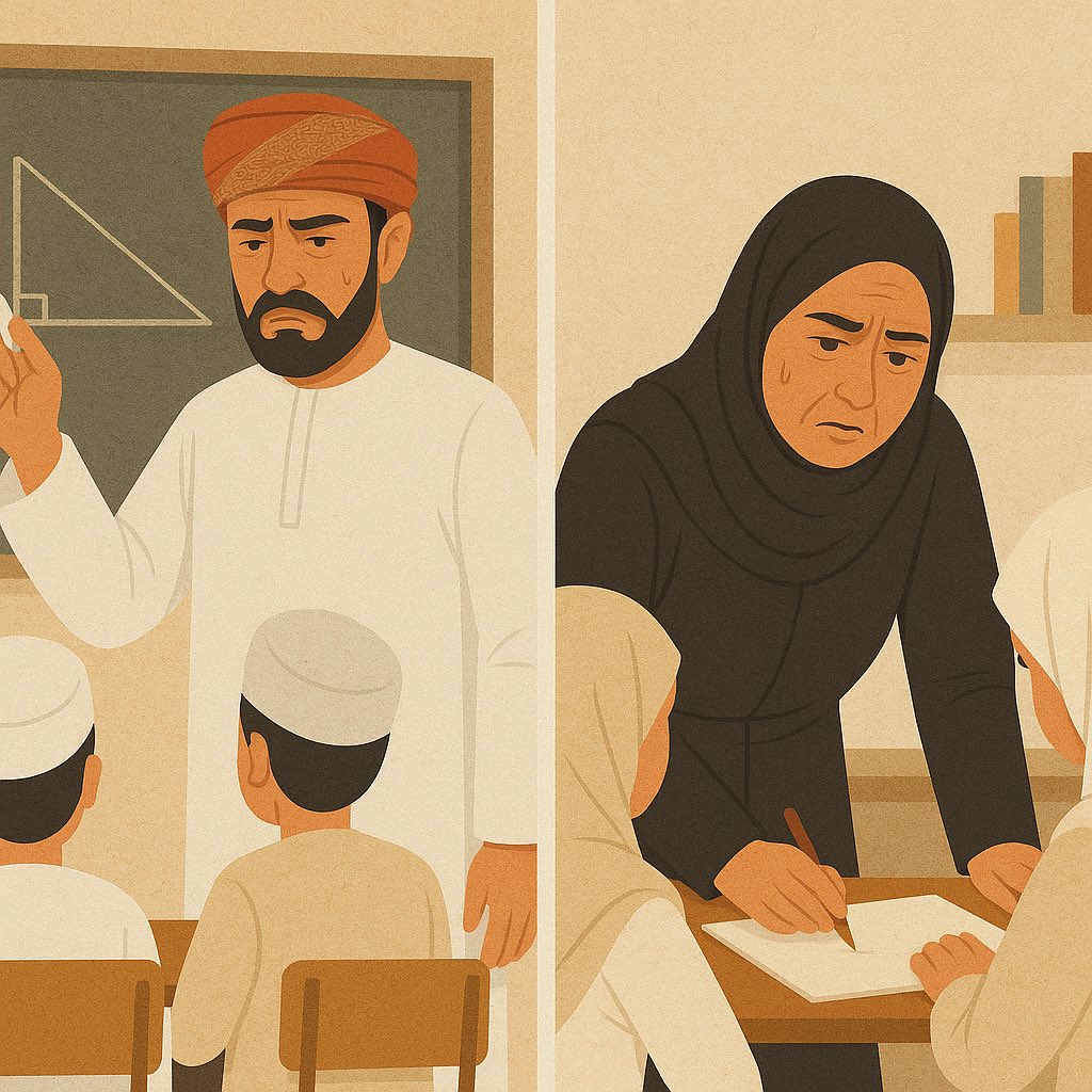 من المؤسف أن تخصم علاوة التدريس من المعلمين والمعلمات خلال الصيف بحجة توقف التدريس وكأن رسالتهم محصورة في الصف فقط!

عامًا كاملًا بلا إجازات والصيف المتنفس الوحيد له ولعائلته يفاجأ باقتطاع علاوته والتي كانت ستخفف عليه في ظل ارتفاع تكاليف المعيشة في الصيف وتدخل السرور على أبنائه.