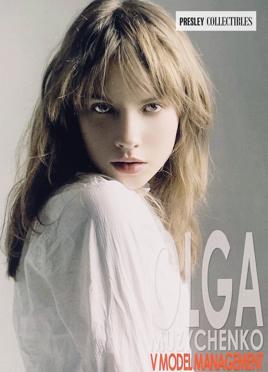 PresleyCollect's tweet image. 👠 Capture 90s fashion elegance with a rare 6x8.25 B&amp;amp;W promo card signed by Olga Muzychenko! With 2 unsigned cards, this V Model Management gem showcases her timeless style. presleycollectibles.com/olga-muzychenk… #OlgaMuzychenko #SignedMemorabilia #FashionModeling #90sFashion #RareCollectibles