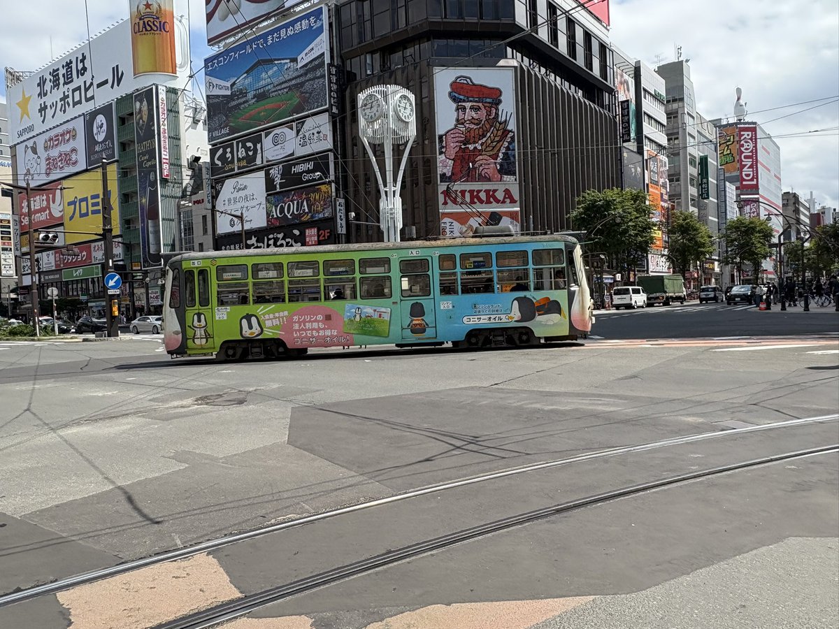gochiusamad_5's tweet image. 某都市の市電に乗る前の記憶思い出しという事で札幌市電補給わず