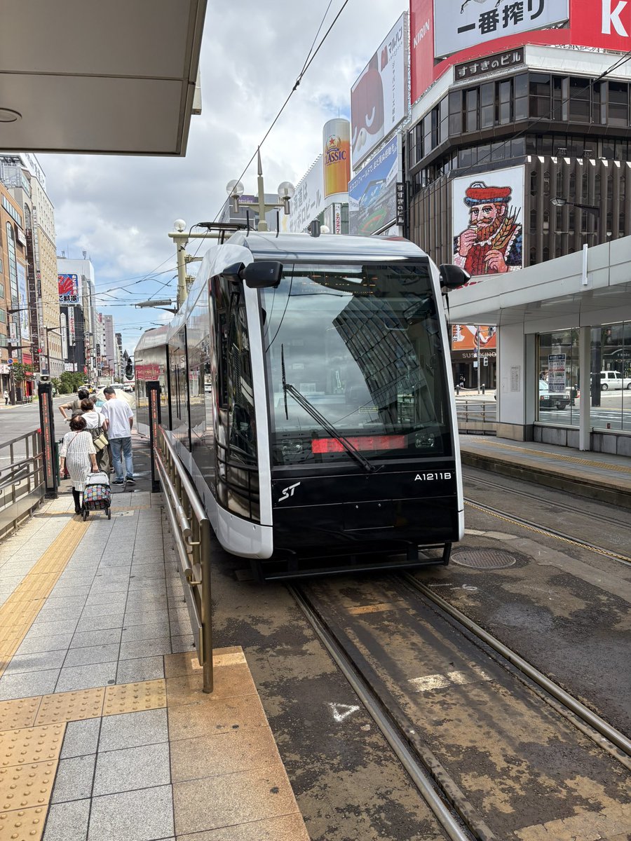 gochiusamad_5's tweet image. 某都市の市電に乗る前の記憶思い出しという事で札幌市電補給わず