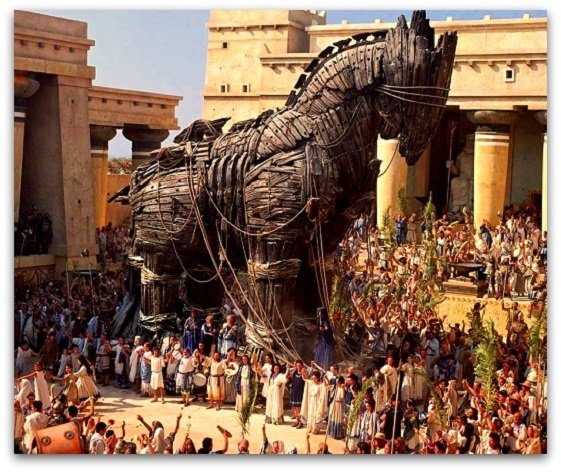 А вы знаете, что УКРАИНСКИЙ троянский конь сделан из картонных коробок от рошеновской шоколадки?