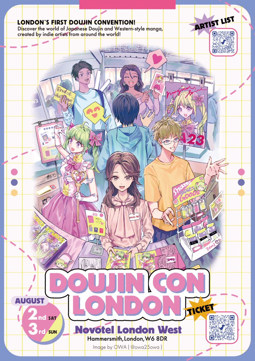 mayamada's tweet image. 💥 We'll be at @DoujinCon_off all weekend long with our manga collection, including this year's release, Origins: Against All Odds! Drop by our table and meet the team!
🕐 Saturday 2nd & Sunday 3rd August
📍 Novotel London West
🎟 eventbrite.com/e/doujincon-lo…