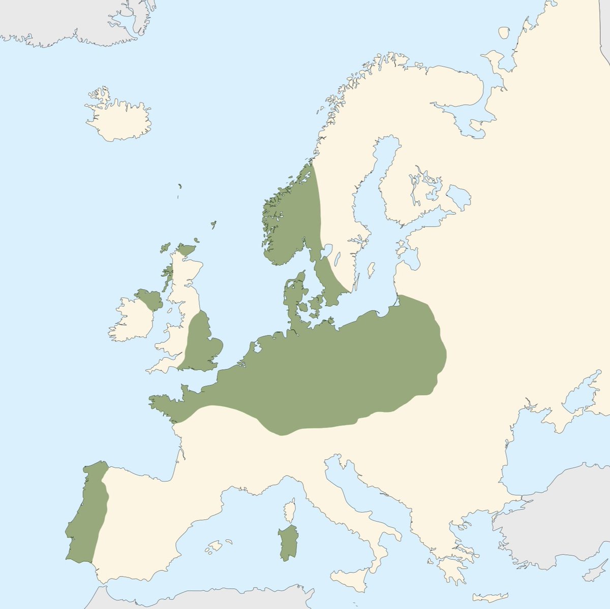 burnt_jester's tweet image. Made a map of my recent DNA test results to show where in Europe my DNA comes from.
