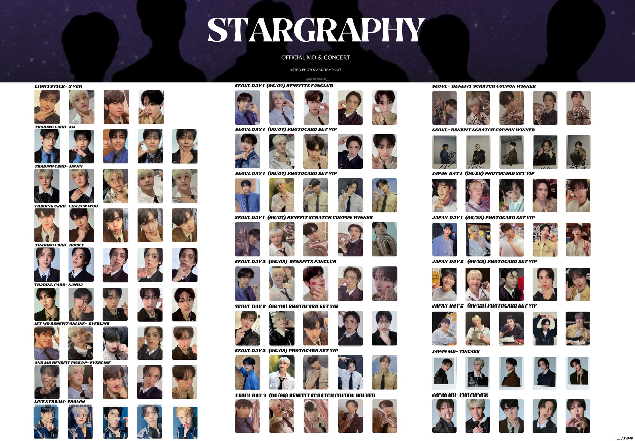 タレントカード ASTRO Stargraphy MD Minini on X: 