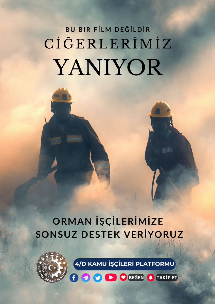 4DKip's tweet image. 4D Kamu İşçileri Platformu olarak;
dünyanın dört bir yanında devam eden orman yangınları bizleri derinden üzmektedir.Hayatını kaybedenlere rahmet, etkilenen tüm canlılara şifa diliyor;söndürme çalışmalarında görev alan herkese minnettar olduğumuzu bildiriyoruz.
#OrmanlarHepimizin