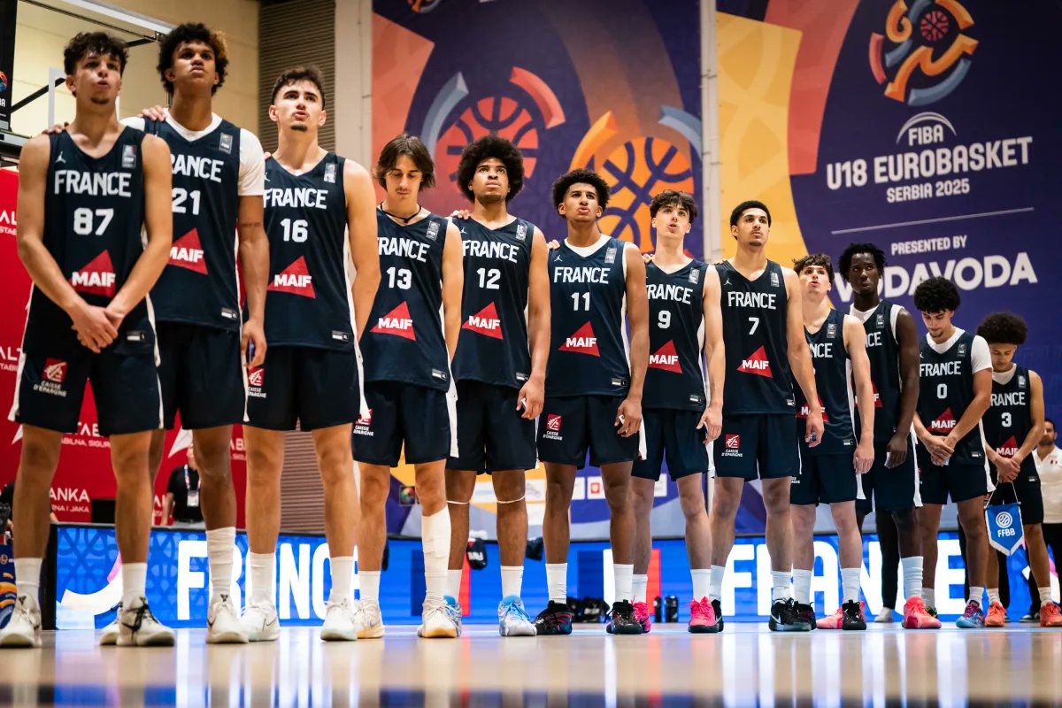 Basket_Infos's tweet image. 📺 Euro U18
Après avoir pulvérisé la Suède (94-43), les bleuets affrontent aujourd'hui la Turquie à 21h.
A suivre en direct ici : youtube.com/watch?v=Ssr0pf…
