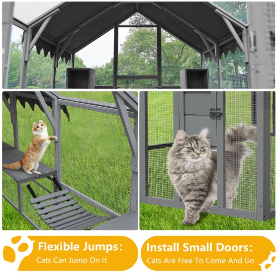 istorekit's tweet photo. Outdoor Cat House 
The modern outside cat house is perfect to stand in your garden or backyard to offer a weatherproof sanctuary and sunbathing catio. 
https://t.co/lKr1vBTMgG 

#outdoorcathouse #cathouse #straycathouse #cathelter #catprotection #wintercathouse
#cozycathouse https://t.co/3K5N2V74e6