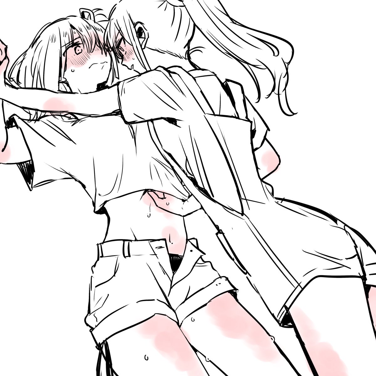 en_sakurada's tweet image. おっぱじまりそうなたちちゃん。
「…暑さのせいにしたらいいんじゃないですか？」