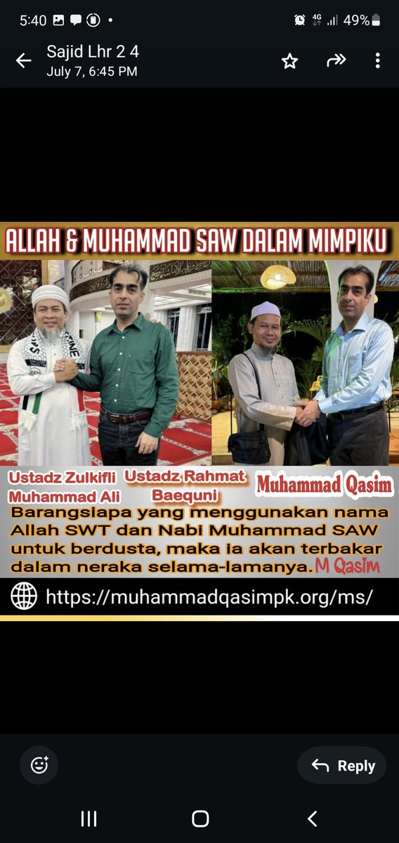 DanJarvis19937's tweet photo. Ia adalah seruan untuk menghapuskan syirik, untuk mempersiapkan diri untuk ujian masa depan &amp; untuk memperbaharui hubungan kita dengan Allah. Kerendahan hatinya, keengganannya untuk menuntut sebarang gelaran &amp; perbicaraan pribadinya semuanya menjadi bukti kebenarannya
#QasimJujur https://t.co/WQtSv7BPL9