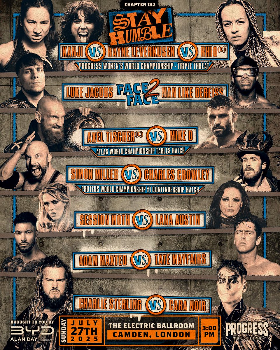 ThisIs_Progress's tweet image. Good morning, PROGRESS fans…
Stay Humble is finally here and we can’t wait to bring you all the action!!!
🎬 DPP: bit.ly/182DPP
🎬 TRILLER: bit.ly/182TRILLER