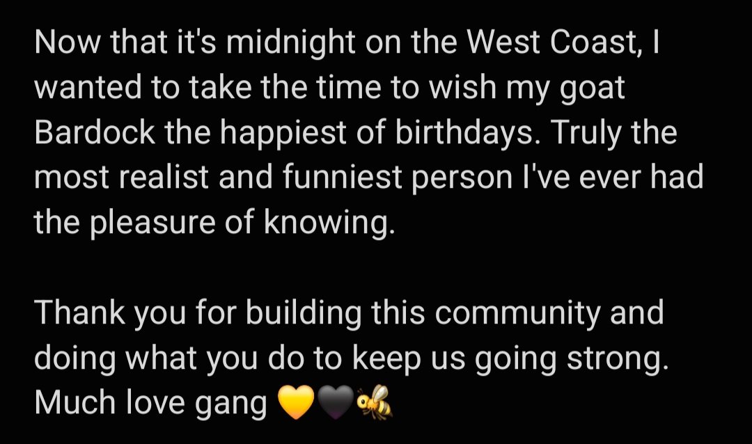 RMNAUT's tweet image. Happy birthday! 🎂💛🖤🐝 @SavinTheBees
( Tweet limit was cooking me, so I had to put it on notes )