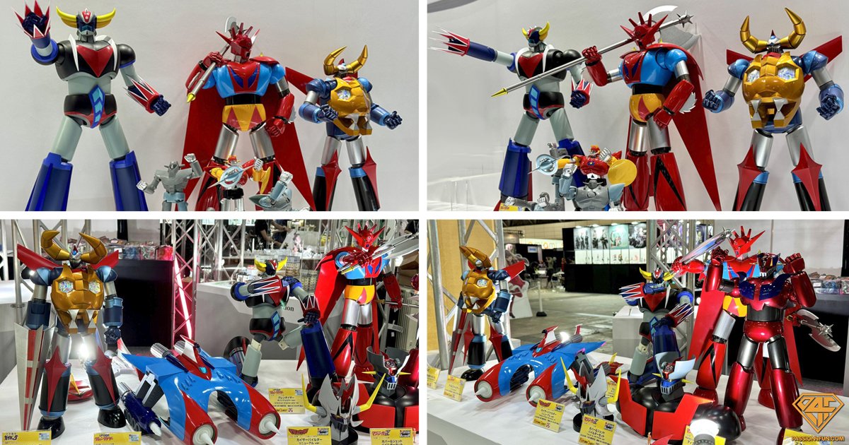 PassionXFun's tweet image. WF2025 Summer Tutte le novità Evolution Toy
#鋼鉄ジーグ #エネルガーZ #真マジンガー衝撃Z編 #グレンダイザー #タケシ #ダイアポロン #合金 #メタルアクション #エヴォリューショントイ #大空魔竜ガイキング #ガイキング #ドリルスペイザー #WF2025S #ワンフェス2025夏
passion4fun.com/wonder-festiva…