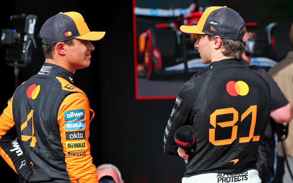 ThisIsFormu1a1's tweet image. Lando Norris and Oscar Piastri handed 'exposed' warning by McLaren boss:
— Andrea Stella, McLaren team principal, cautioned that the long run from La Source to Les Combes at Spa-Francorchamps could leave Lando Norris and Oscar Piastri "very exposed" to competitors. Speaking to…