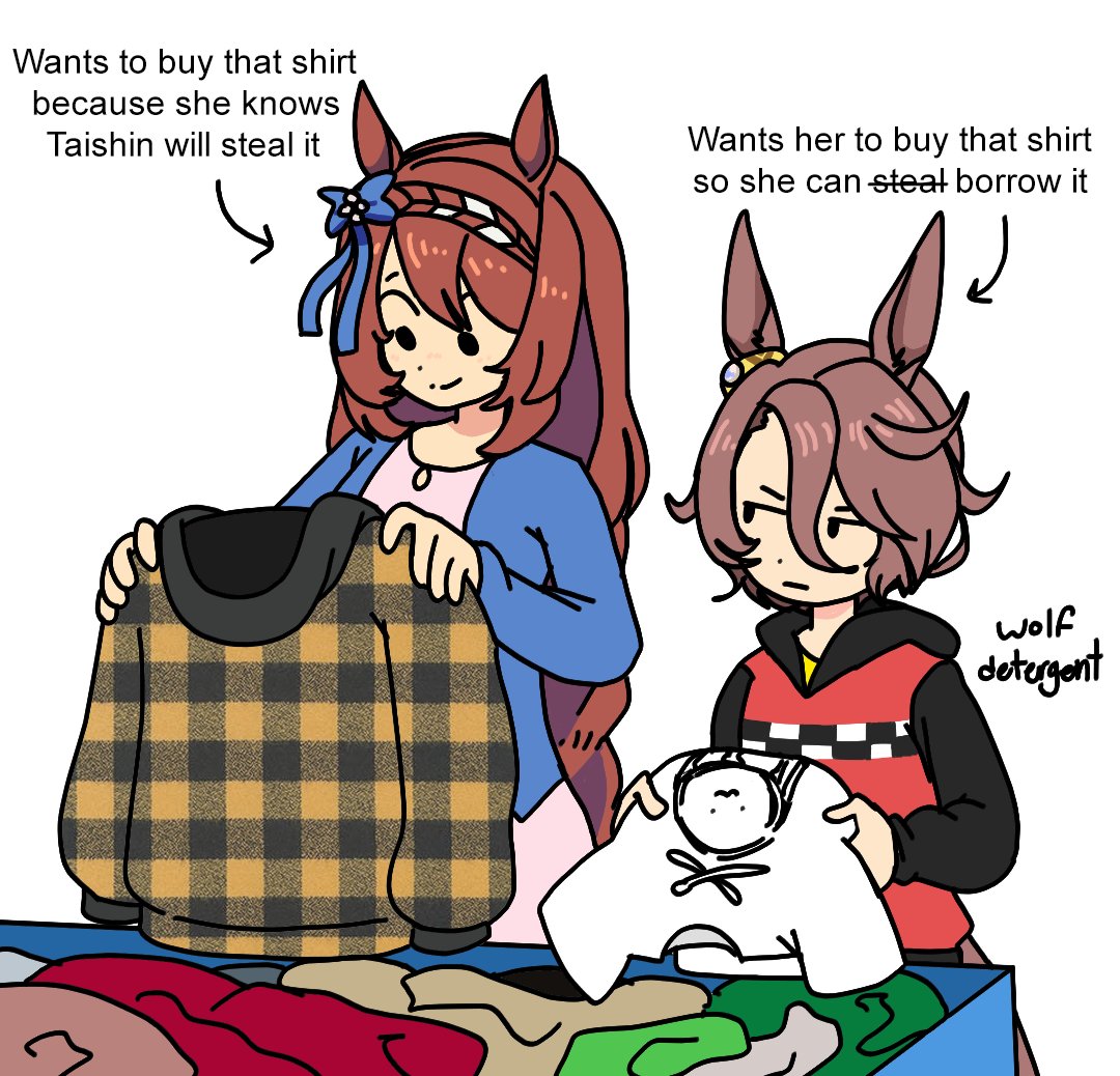wolfdetergent's tweet image. Creek&apos;s (and Taishin&apos;s) new shirt
