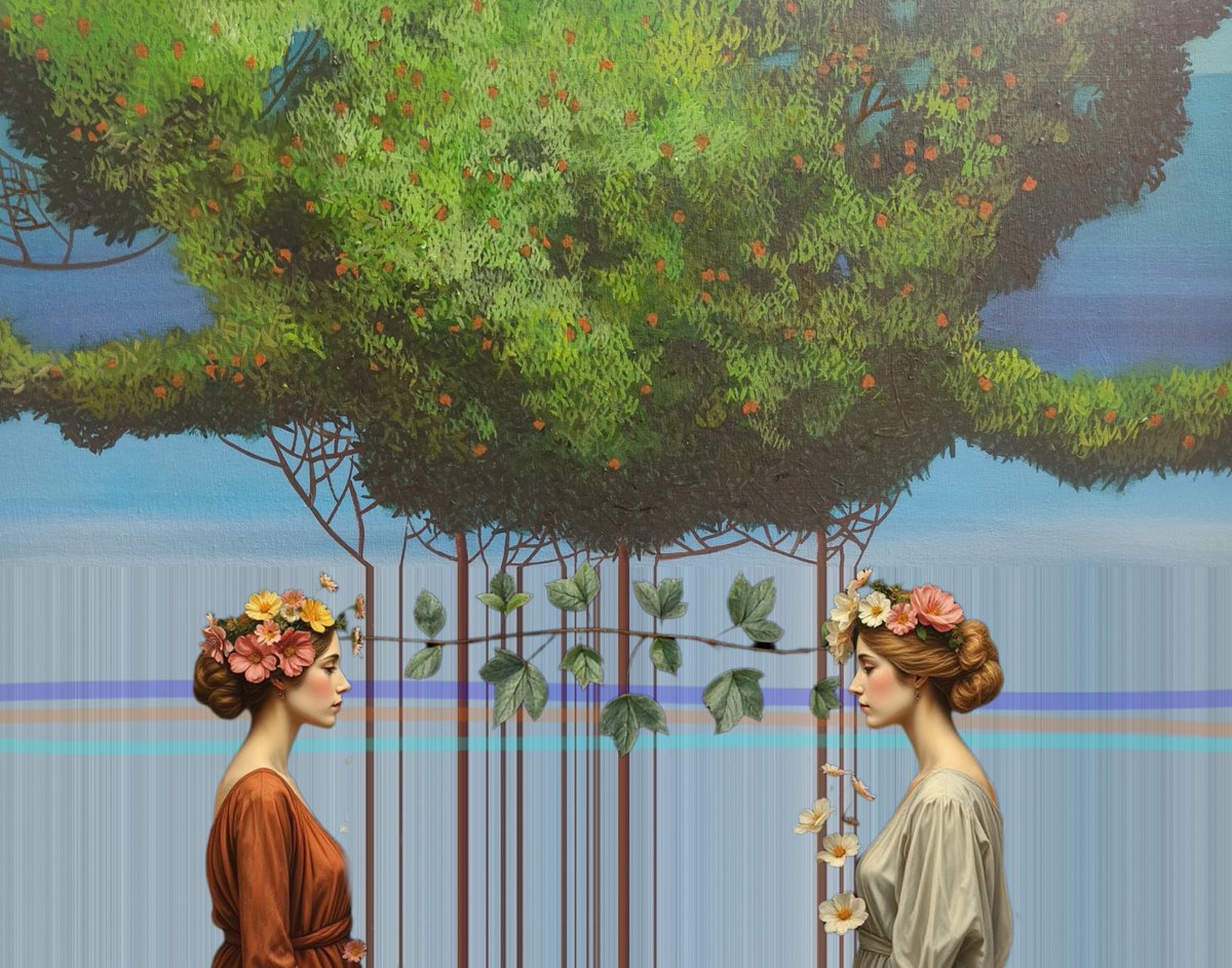 #AEW
Gooooooood morning 🌅🌞🌞 
What Grows Between Us
10/10
$xtz 5.85
Two women stand at the threshold of a dream.
objkt.com/users/tz1bWBJq…
#zahra_haeri