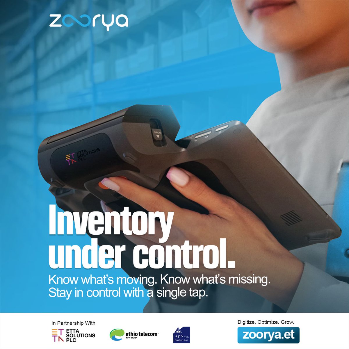 ZooryaEt's tweet image. Know what’s moving. Know what’s missing. Stay in control with a single tap.

Visit zoorya.et

#ZooryaEthiopia  #EthiopianSMEs  #BusinessAutomation  #SmartPOS #ETTASolutions #dashenbank #Ethiotelecom