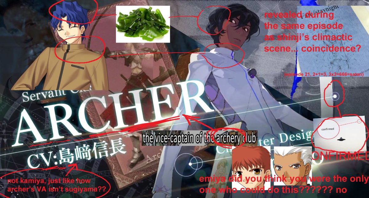 jtwt_archive's tweet image. before fgo was released there was a meme that arjuna was future shinji since he was announced as simply “archer” in promos and i have literally never seen anyone call back to it. all i have to prove this happened is this picture off my dropbox from like 10 years ago