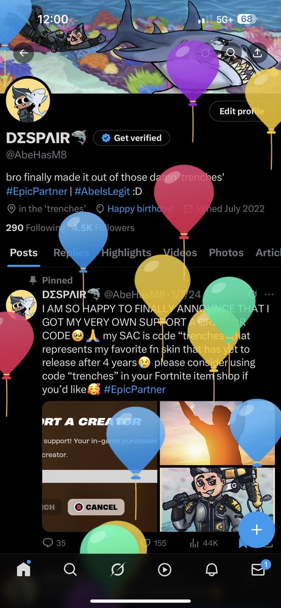 AbeHasM8's tweet image. guys the time has come as i have officially gained unc status🥀