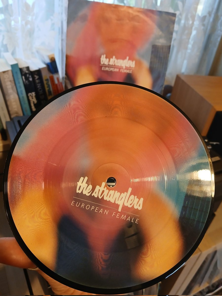 clairy_clairy8's tweet image. &quot;I knew she was a feline, she moved with ease and grace. Her green eyes,  they held mystery, no emotion on her face. The european, female she&apos;s here...&quot; 🧡 #EuropeanFemale (1982) #TheStranglers 🧡 #PictureDisc  Happy #StrangledSunday all!x 🧡
