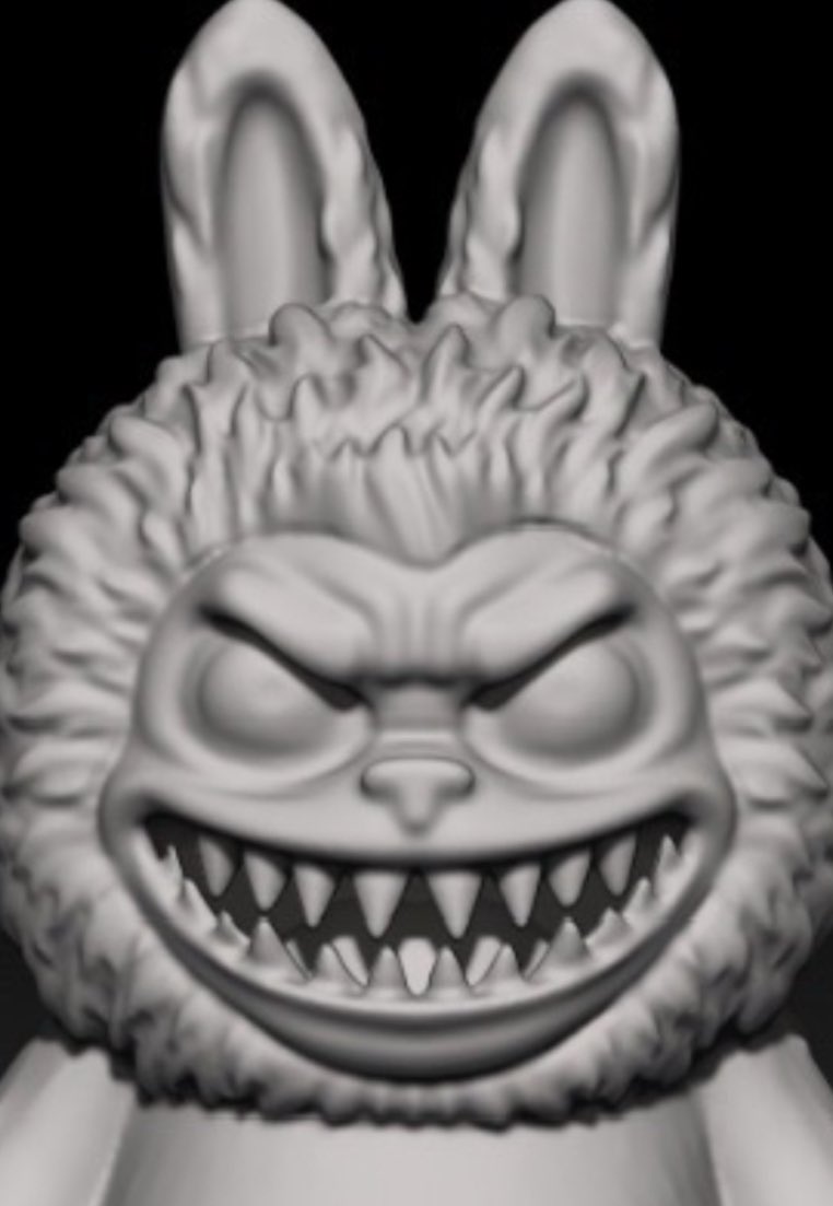 INTERGALAT1C's tweet image. evil 3 am labubu