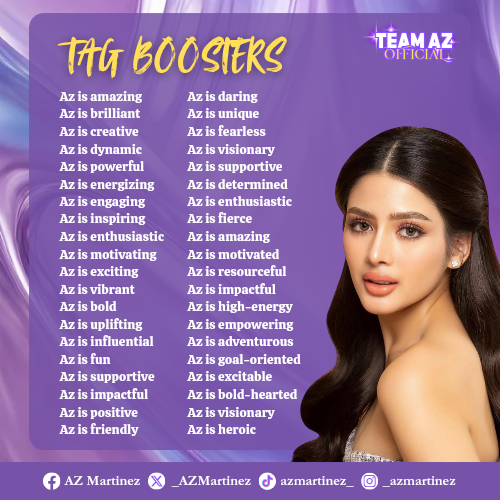 ⚡︎ 𝐭𝐚𝐠 𝐛𝐨𝐨𝐬𝐭𝐞𝐫 number eight !

Goal: one thousand replies

Reply  •  Retweet  •  Requote

AZRIELdy TO RAMBOL
AZRIELdy TO RAMBOL
#AzMartinez | AZ Martinez