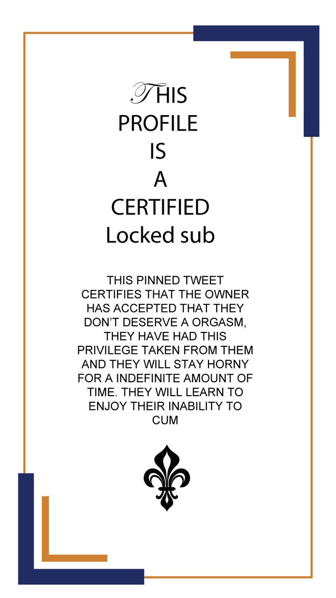 orgasm-denied tweet media