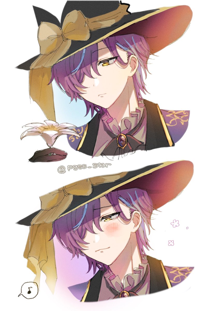 pgss_star's tweet image. 黒白百合🎈🌟