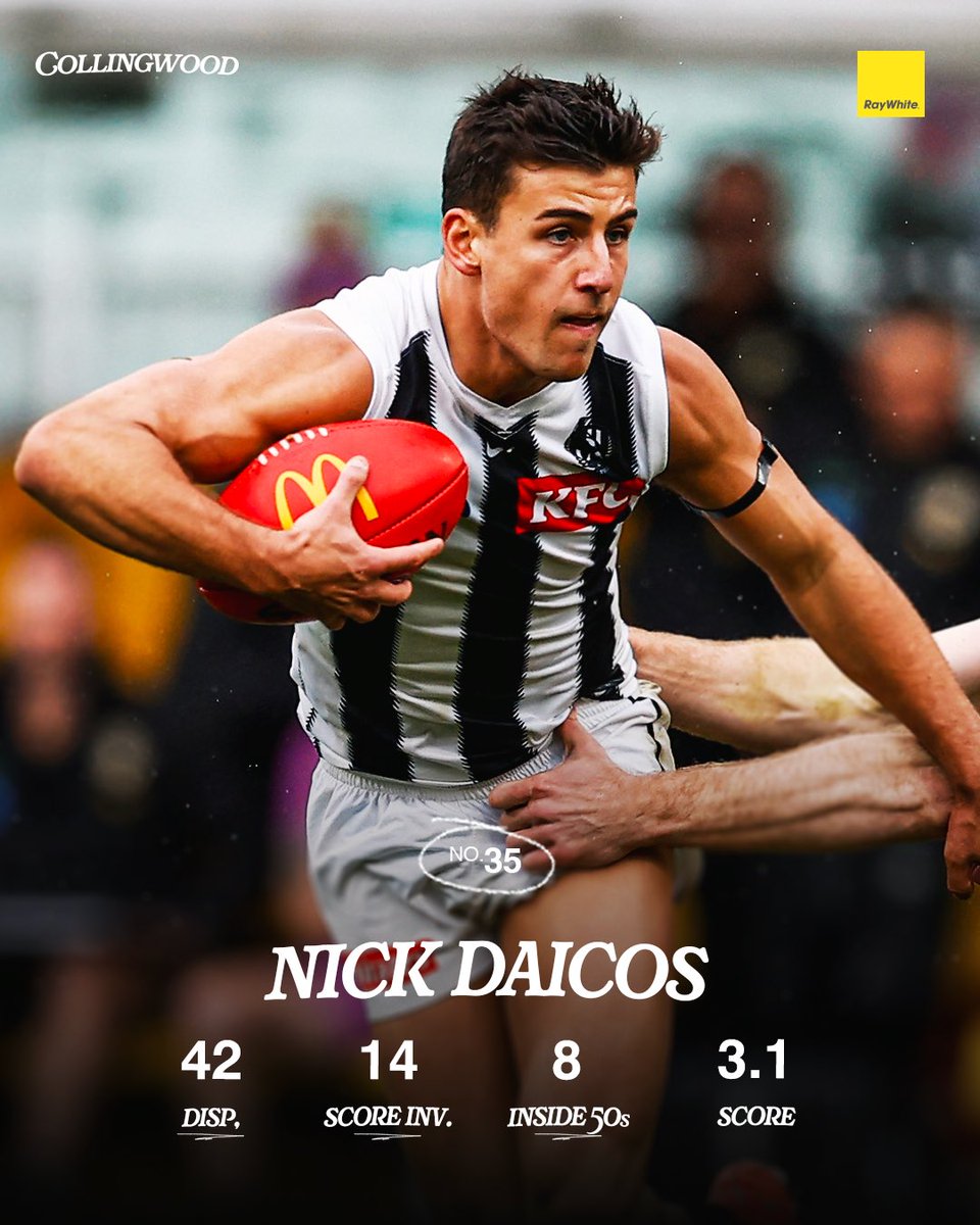 CollingwoodFC's tweet image. Yep, he did that 😮‍💨