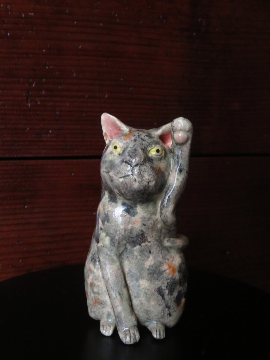 陶芸家 相場るい児　蛙　招き猫　水滴　現代アート 陶芸家 相場るい児 蛙 招き猫 水滴 現代アート