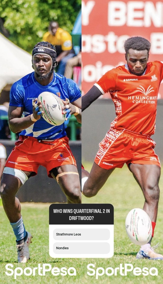 SportPesaBlog's tweet image. Who's moving to the main cup semifinals in Mombasa?🏆
Usiogope, tuchapieni kama mnajiamini👀
Stream the SportPesa 7s action here: youtube.com/live/Ry-C80JK7…
#SportPesa7s #Driftwood7s #RugbyKE