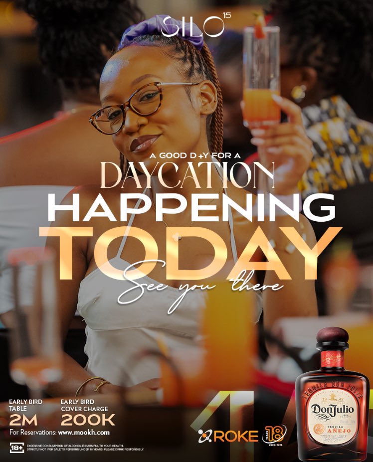Silo15_'s tweet image. HAPPY SILO DAYCATION DAY☀️🥂
See you in abit.
📍Silo 15, Bandali rise, Bugolobi.
