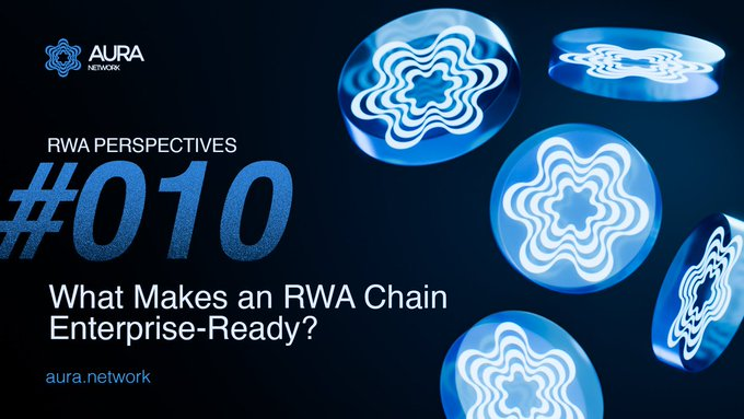 AuraNetworkJP's tweet photo. RWA Perspectives 010： エンタープライズ対応のRWAチェーンとは？

金融機関がオンチェーンインフラを検討する際に求めているのは、単なる分散化ではなく、信頼性、コンプライアンス、使い勝手の良さです✨ https://t.co/gfu3ArGQlH
