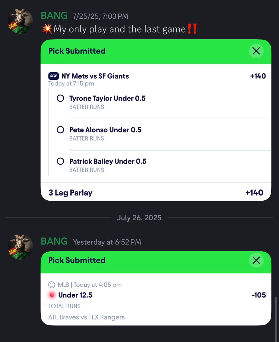 Bangsgotpicks_'s tweet image. 💥WE CASHED THIS BANGER EARLIER‼️
Sorry for the inactivity yall! I’m back now.
The winner for the giveaway was chosen! Please dm me and I’ll post proof of payment🫡