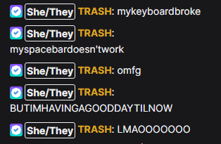 tinyandtrash's tweet image. PLEASEANYKEYBOARDBRANDSWANNASENDMEANEWKEYBOARD😭

HELP